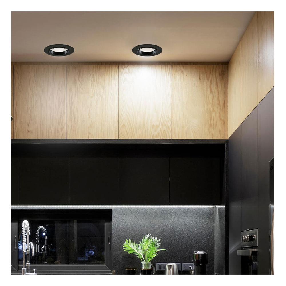 ดาวน์ไลท์ LUMAX 24-04671 3.6 นิ้ว สีดำ กลม