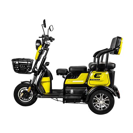 สกู๊ตเตอร์ไฟฟ้า 3 ล้อ EM 7 สีเหลือง_2