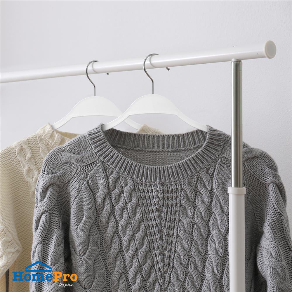 ไม้แขวนเสื้อ PLIM ZIGZAG สีขาว แพ็ก 5 ชิ้น