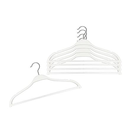 ไม้แขวนเสื้อ PLIM ZIGZAG สีขาว แพ็ก 5 ชิ้น_1