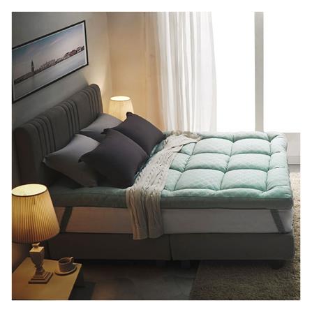 แผ่นรองนอน 5 ฟุต LOTUS AYAME GREEN_3
