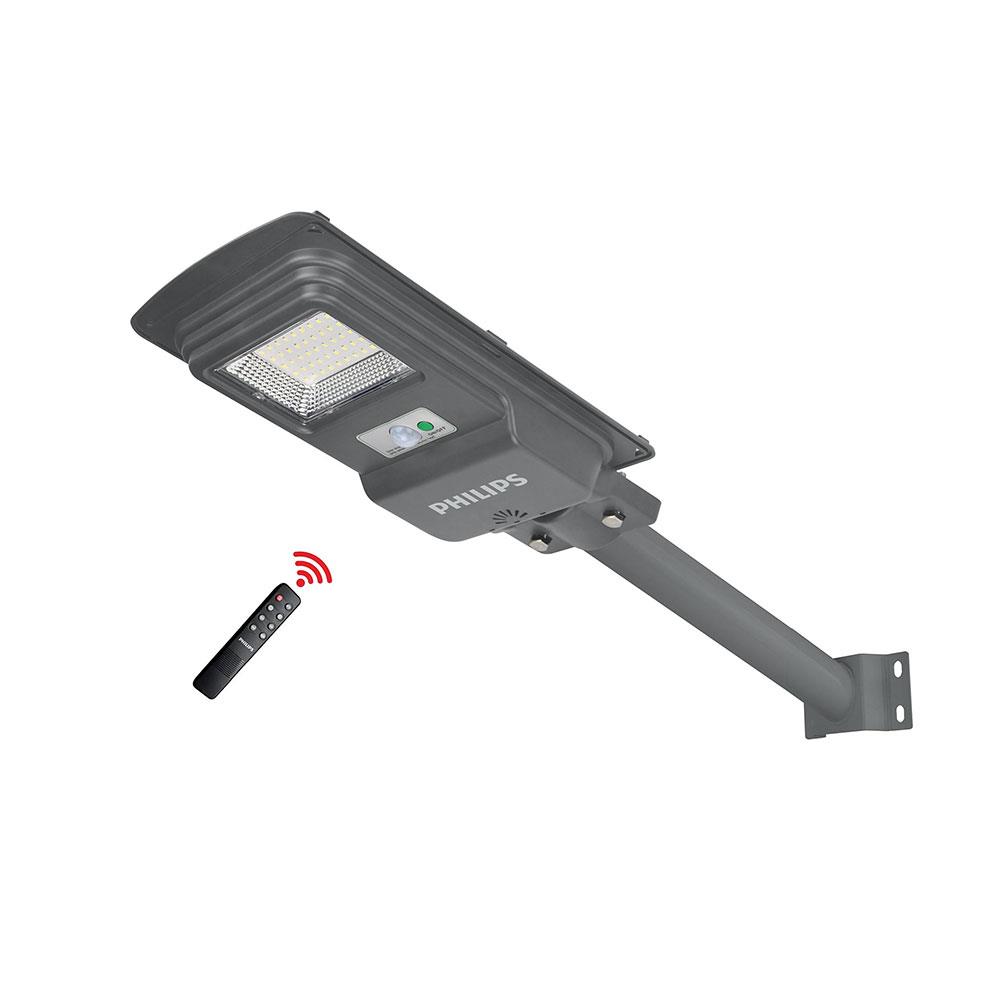 ไฟถนน SOLAR PHILIPS BRC010 LED10/765 KIT 7 วัตต์ DAYLIGHT สีเทา