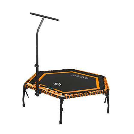 แทรมโพลีน SMARTPLAYONLY บันจี้ 44 นิ้ว ทรงหกเหลี่ยม สีส้ม
