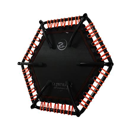 แทรมโพลีน SMARTPLAYONLY บันจี้ 44 นิ้ว ทรงหกเหลี่ยม สีส้ม_2