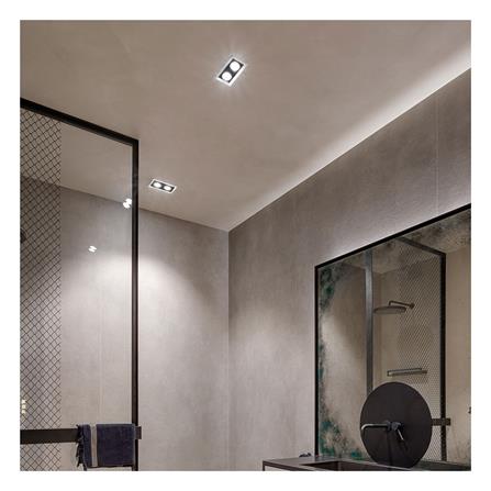 ดาวน์ไลท์ LUMAX 24-04893 11.7 นิ้ว สีขาว สี่เหลี่ยม_2