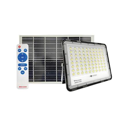 สปอทไลท์ SOLAR RACER FLOODLIGHT 300 วัตต์ วอร์มไวท์ สีเทา