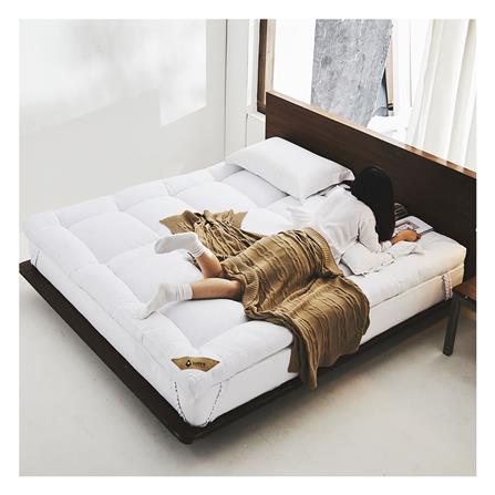 แผ่นรองนอน 3 ฟุต LOTUS AYAME WHITE_3