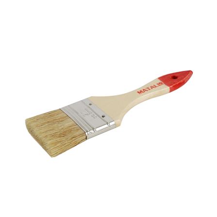 แปรงทาสีขนสังเคราะห์ด้ามไม้ปลายแดง MATALL H203 2 นิ้ว