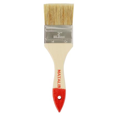 แปรงทาสีขนสังเคราะห์ด้ามไม้ปลายแดง MATALL H203 2 นิ้ว_1