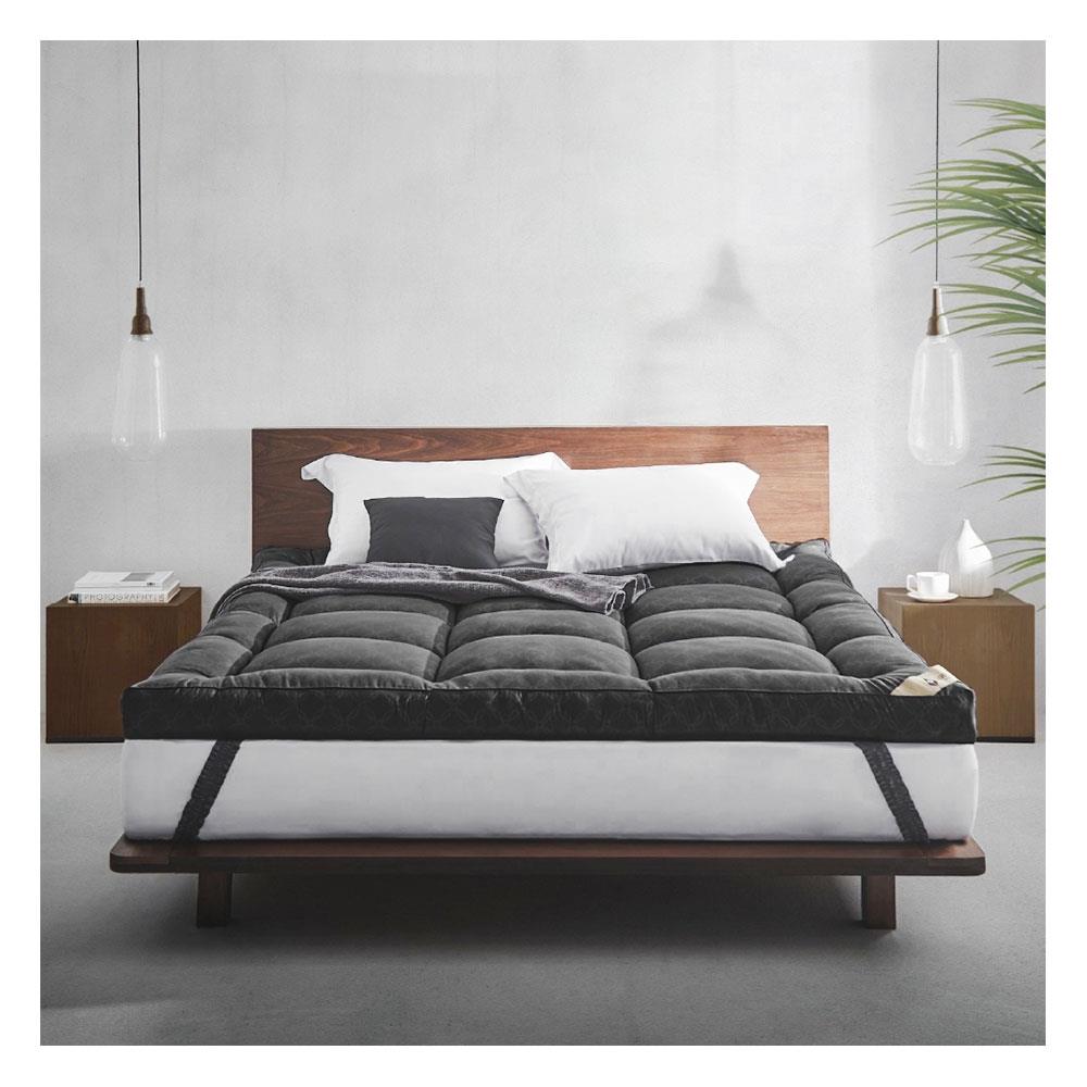 แผ่นรองนอน 3.5 ฟุต LOTUS AYAME DARK GRAY