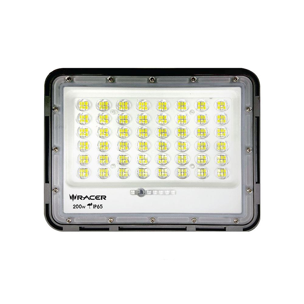 สปอทไลท์ SOLAR RACER FLOODLIGHT 200 วัตต์ วอร์มไวท์ สีเทา