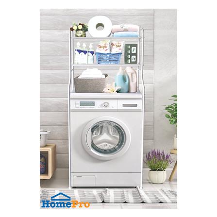 โครงตู้คร่อมเครื่องซักผ้า ME LIVING 68 ซม. สีขาว_4