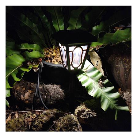 ไฟจัดสวน SOLAR LUMAX 58-00312 6 วัตต์ วอร์มไวท์ สีน้ำตาล_4