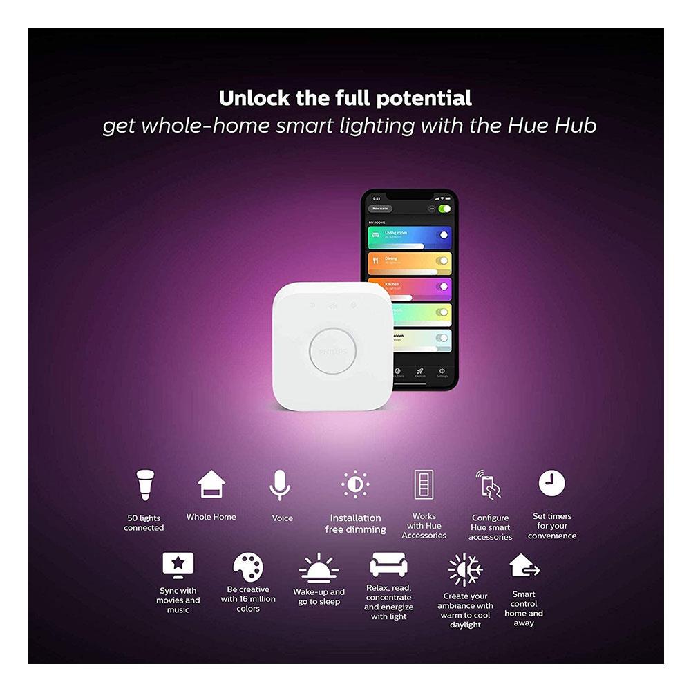 LED PHILIPS Hue Set  A60 7.5 วัตต์ RGB E27 แพ็ก 3 ชิ้น