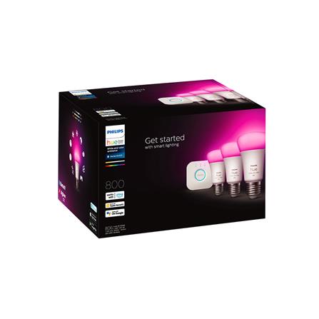 LED PHILIPS Hue Set  A60 7.5 วัตต์ RGB E27 แพ็ก 3 ชิ้น_1