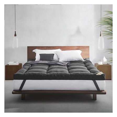 แผ่นรองนอน 5 ฟุต LOTUS AYAME LIGHT GRAY_3