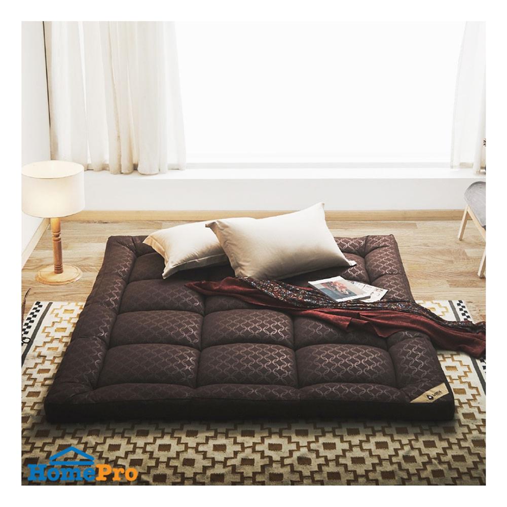 แผ่นรองนอน 6 ฟุต LOTUS AYAME DARK BROWN