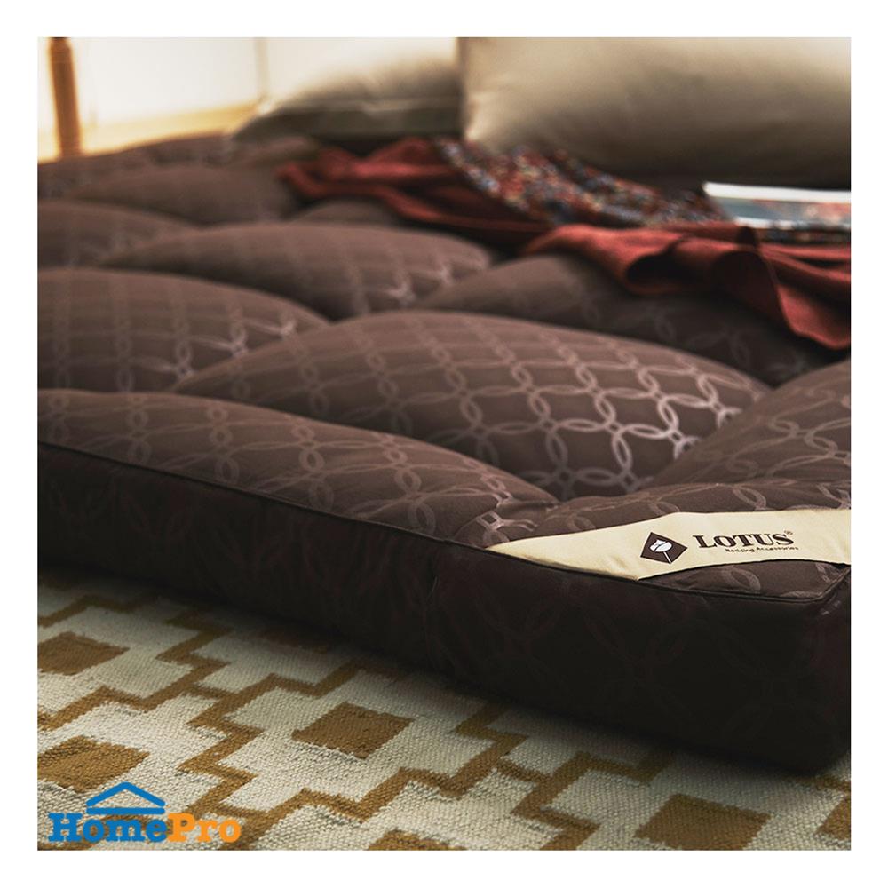 แผ่นรองนอน 6 ฟุต LOTUS AYAME DARK BROWN