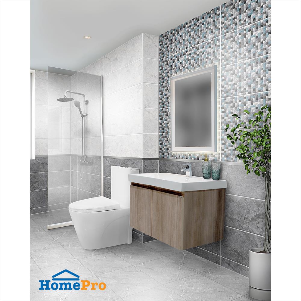 กระเบื้องผนัง 30x80 ซม. TARA เซวันนา เทาอ่อน