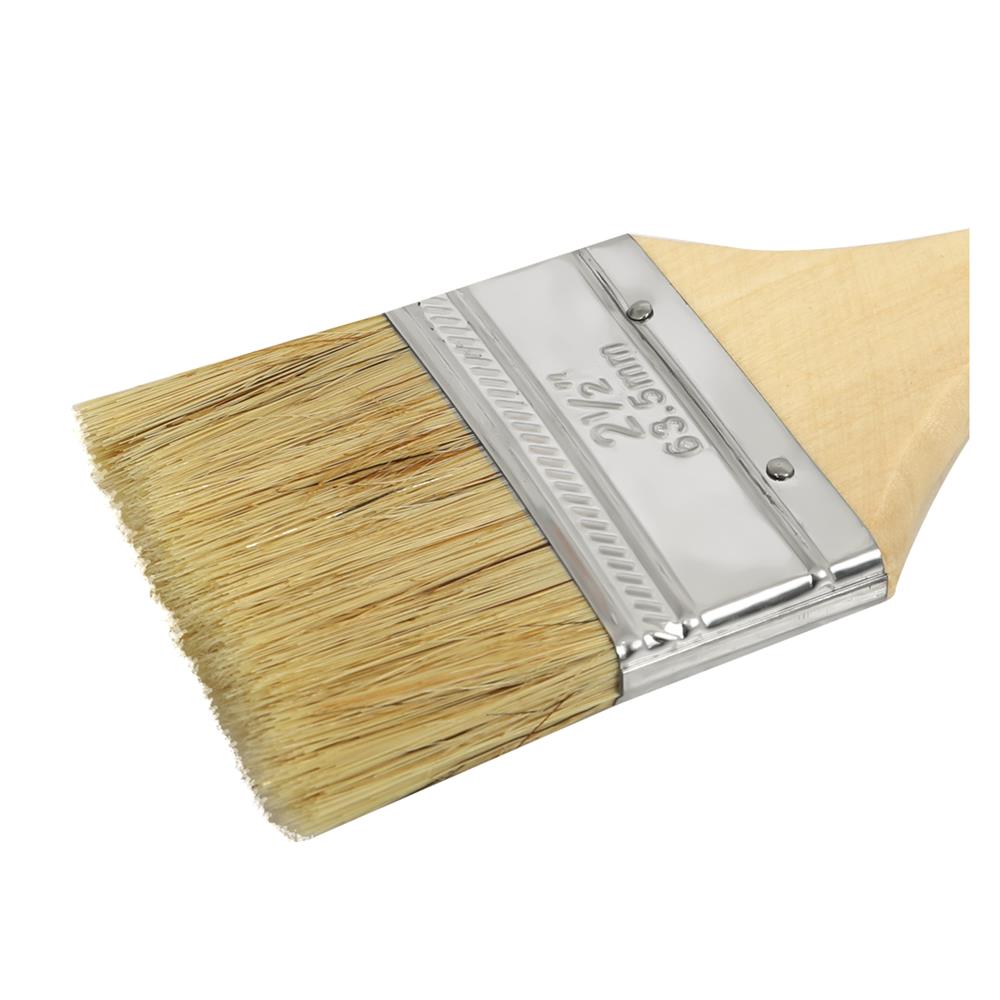 แปรงทาสีขนสังเคราะห์ด้ามไม้ปลายแดง MATALL H204 2.5 นิ้ว