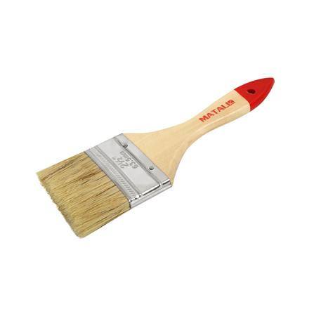 แปรงทาสีขนสังเคราะห์ด้ามไม้ปลายแดง MATALL H204 2.5 นิ้ว
