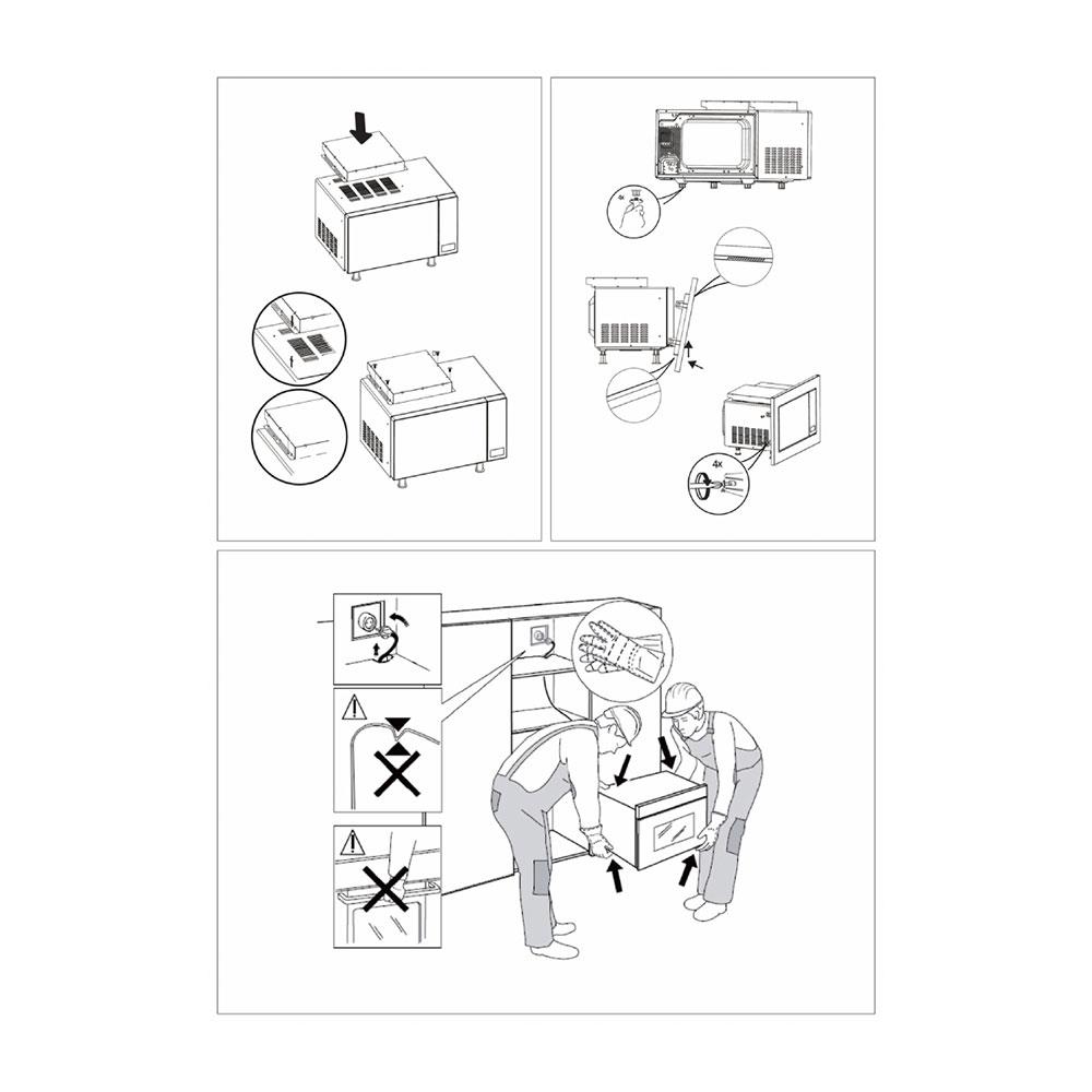 ไมโครเวฟฝังดิจิตอล ELECTROLUX EMSB20XG