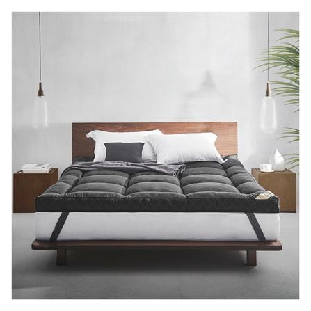 แผ่นรองนอน 3 ฟุต LOTUS AYAME DARK GRAY_3