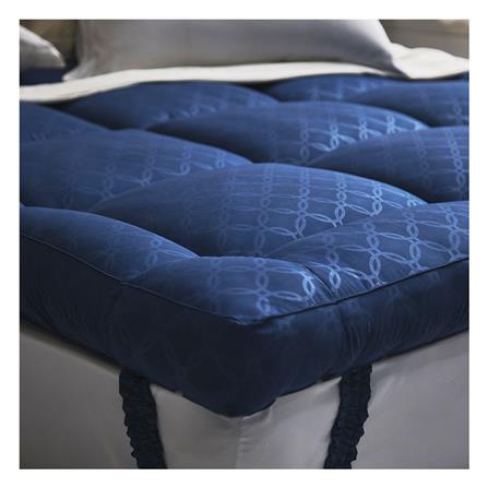 แผ่นรองนอน 5 ฟุต LOTUS AYAME NAVY BLUE_2