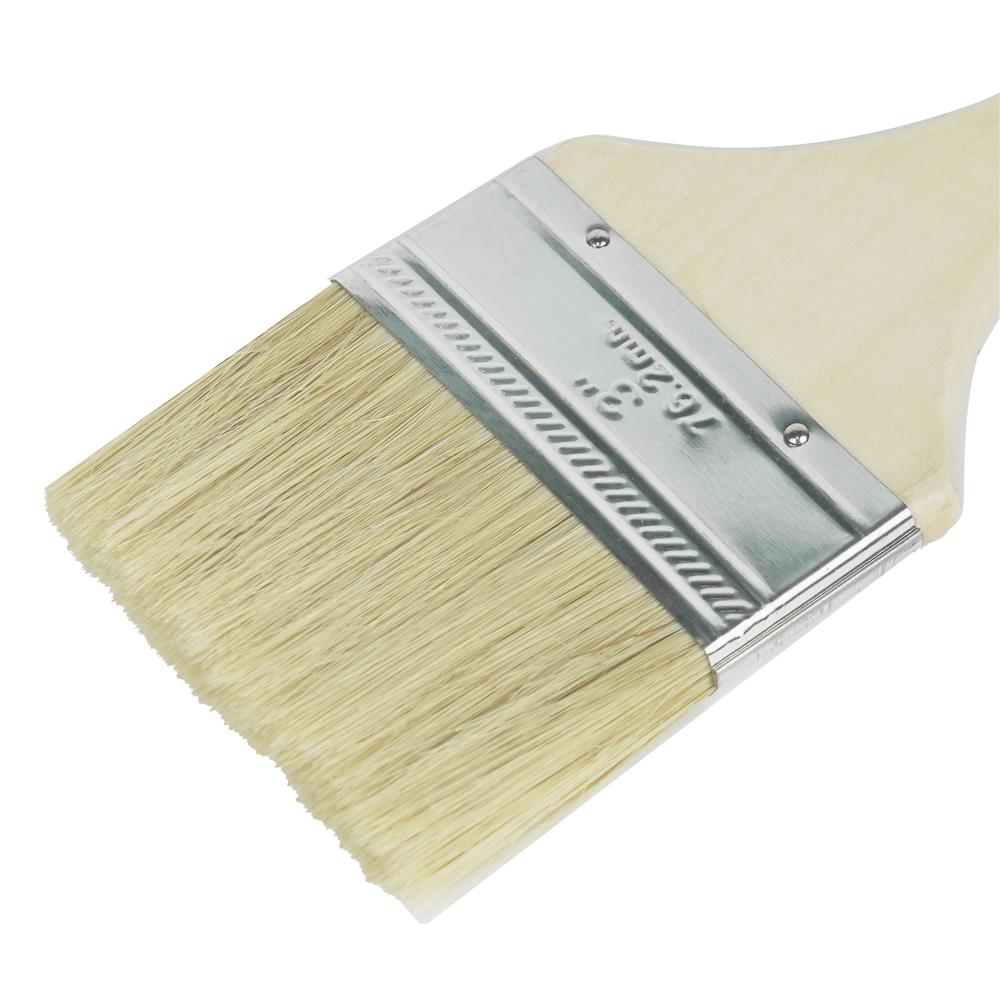 แปรงทาสีขนสังเคราะห์ด้ามไม้ปลายแดง MATALL H205 3 นิ้ว