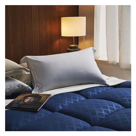 แผ่นรองนอน 6 ฟุต LOTUS AYAME NAVY BLUE_2