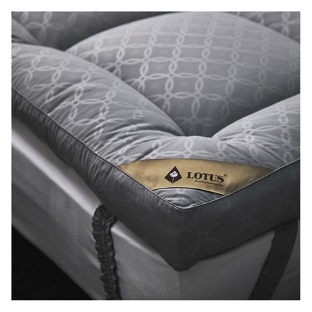 แผ่นรองนอน 5 ฟุต LOTUS AYAME DARK GRAY_2