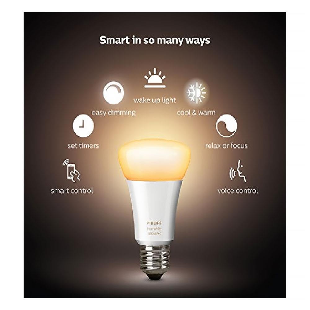 เซ็ตหลอด LED PHILIPS HUE 7 วัตต์ DAYLIGHT/COOL WHITE/WARM WHITE E27