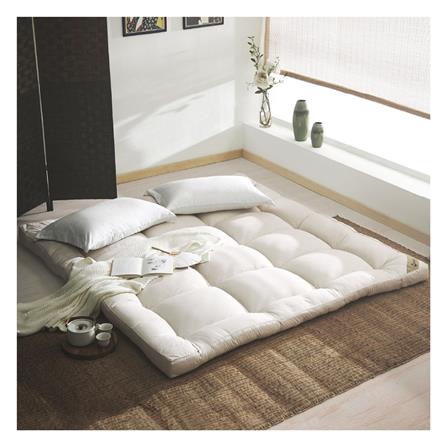 แผ่นรองนอน 3 ฟุต LOTUS AYAME CREAM_3