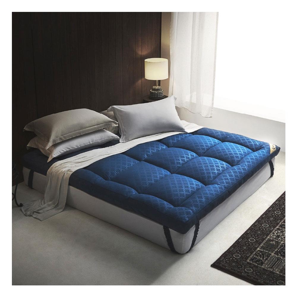 แผ่นรองนอน 3.5 ฟุต LOTUS AYAME NAVY BLUE