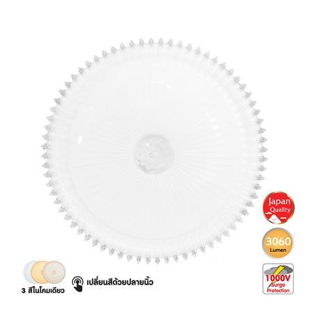 ไฟเพดาน LED SHINING NAMPHET 15 นิ้ว 36 วัตต์ DAYLIGHT/COOL WHITE/WARM WHITE สีขาว_0