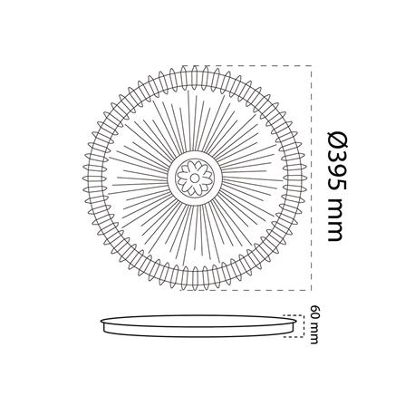 ไฟเพดาน LED SHINING NAMPHET 15 นิ้ว 36 วัตต์ DAYLIGHT/COOL WHITE/WARM WHITE สีขาว_10