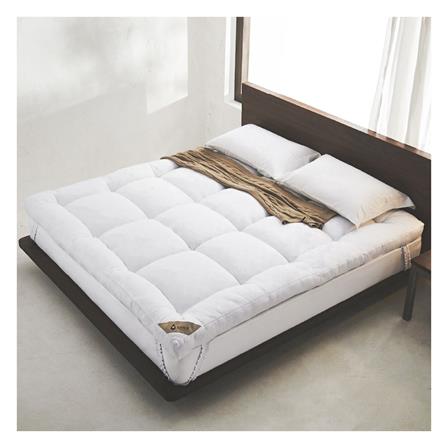 แผ่นรองนอน 5 ฟุต LOTUS AYAME WHITE_3