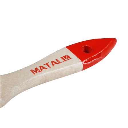 แปรงทาสีขนสังเคราะห์ด้ามไม้ปลายแดง MATALL H201 1 นิ้ว_2