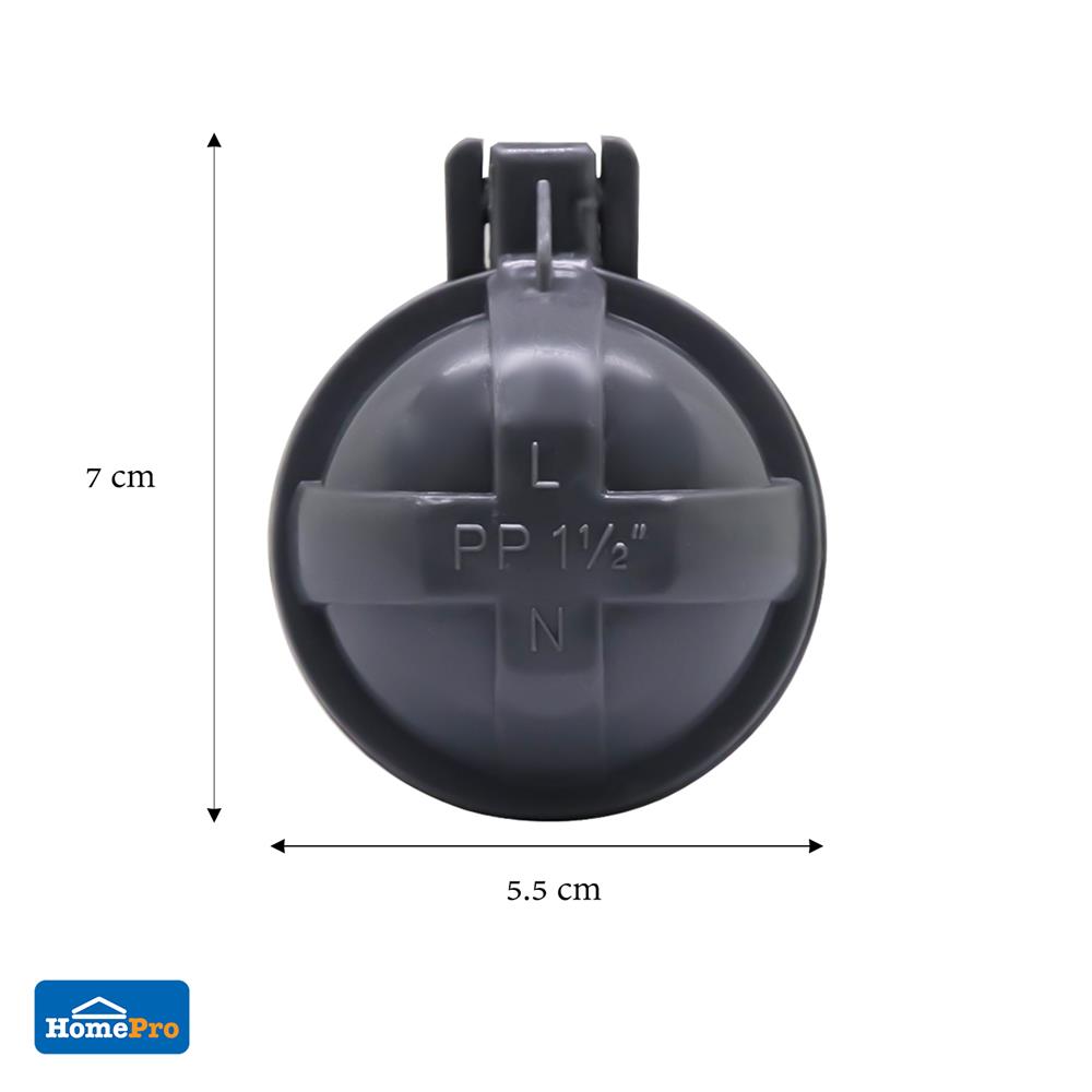 ฝาปิดปลายท่อน้ำทิ้ง DEXZON 1 1/2 นิ้ว