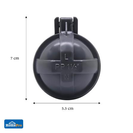 ฝาปิดปลายท่อน้ำทิ้ง DEXZON 1 1/2 นิ้ว_5