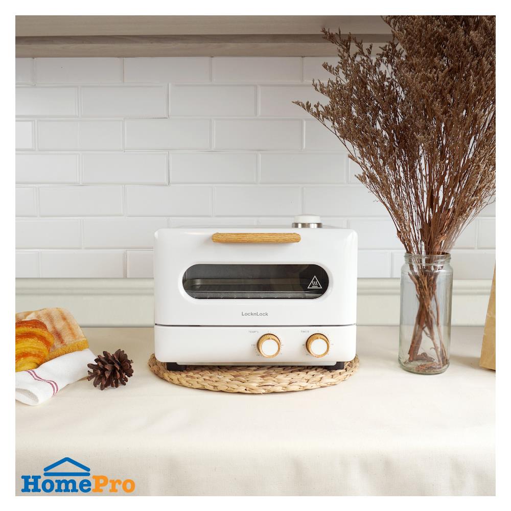 เตาอบเล็กแมนนวล LOCKNLOCK EJO121 สีขาว 9 ลิตร