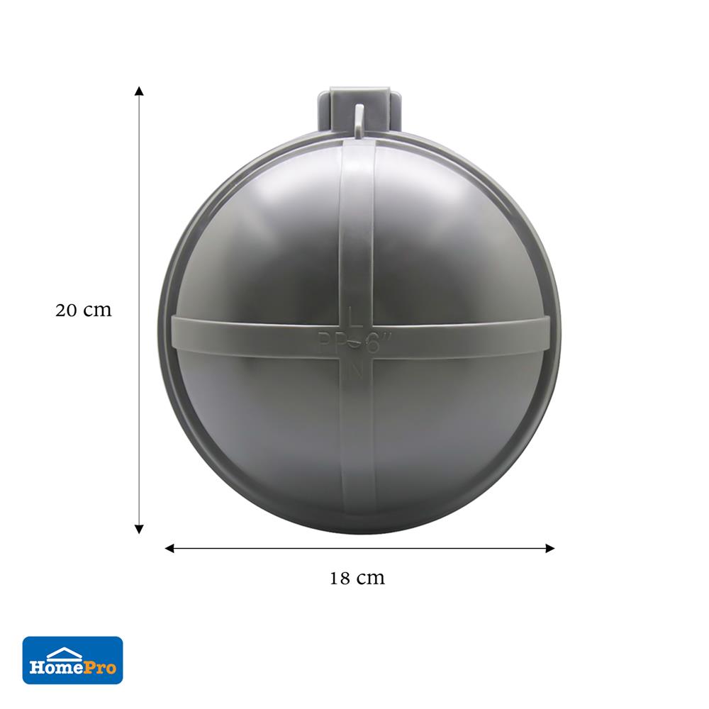 ฝาปิดปลายท่อน้ำทิ้ง DEXZON 6 นิ้ว