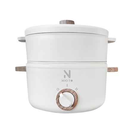 หม้ออเนกประสงค์ NIKITO A1502 สีขาว 1.5 ลิตร