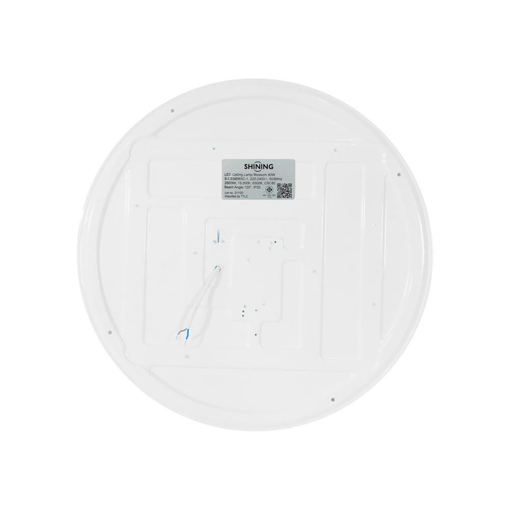 ไฟเพดาน LED SHINING BLOSSOM 20 นิ้ว 40 วัตต์ DAYLIGHT สีขาว