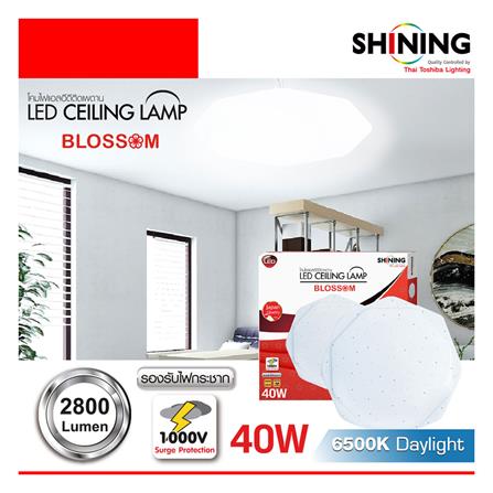 ไฟเพดาน LED SHINING BLOSSOM 20 นิ้ว 40 วัตต์ DAYLIGHT สีขาว_7