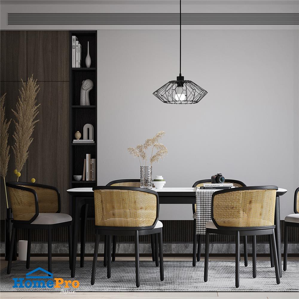 ไฟช่อ CARINI MDL BO-C6363 โลหะ สีดำ 1 หัว