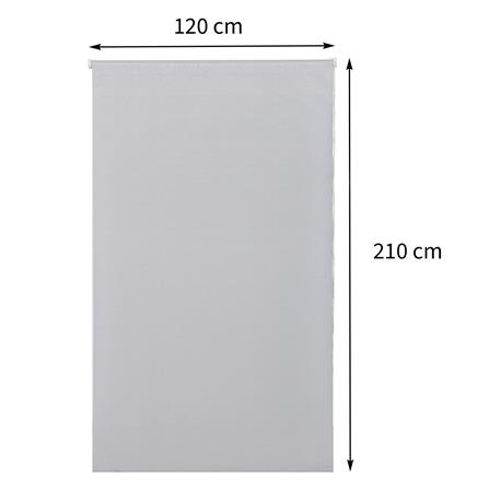 ผ้าม่านม้วน HOME LIVING STYLE LENCOIS 120x210 ซม. สีเทา_7