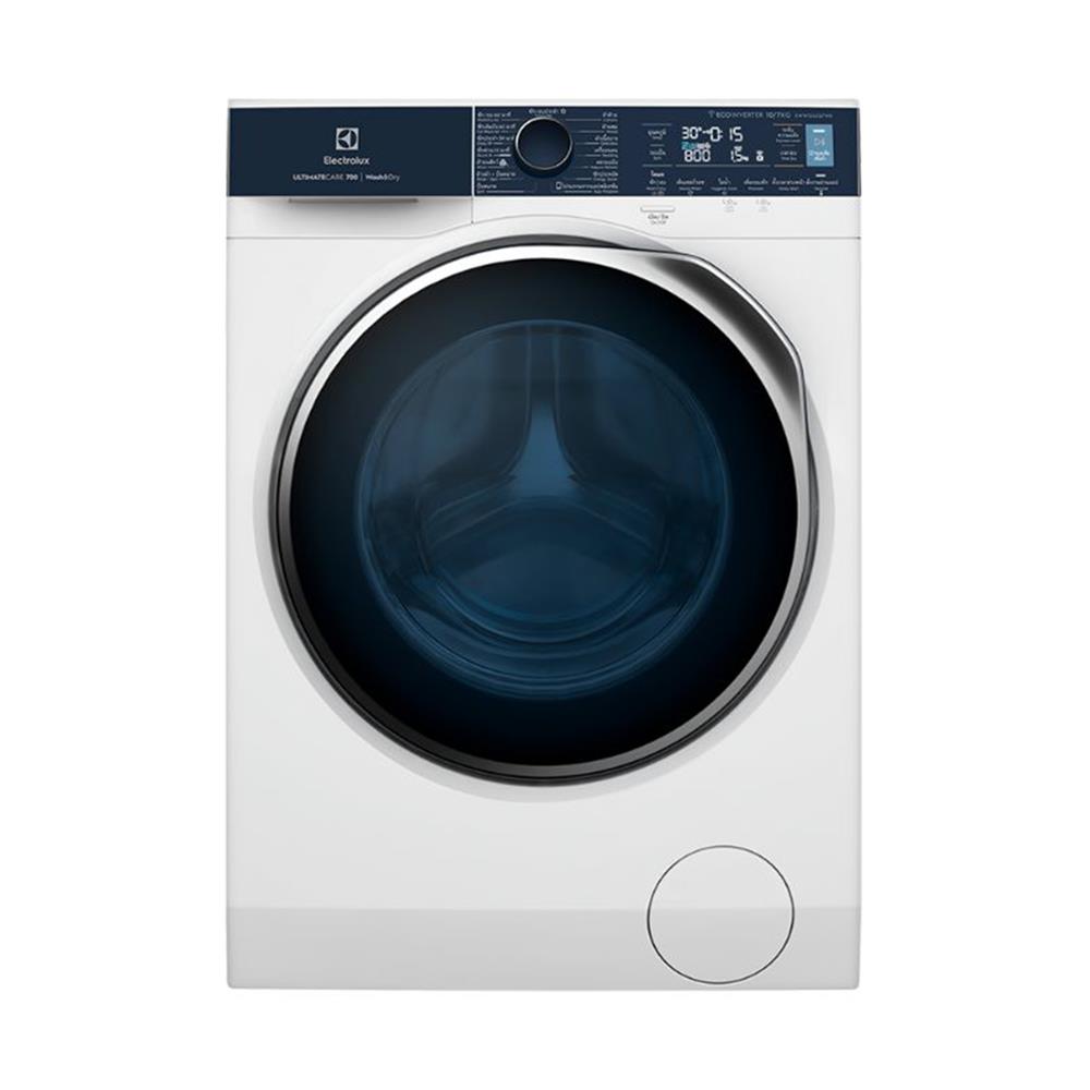เครื่องซักอบ ELECTROLUX EWW1042Q7WB 10/7 กก. อินเวอร์เตอร์ +ขาตั้ง