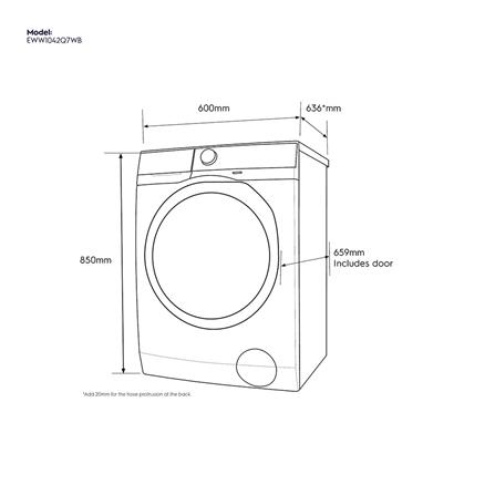 เครื่องซักอบ ELECTROLUX EWW1042Q7WB 10/7 กก. อินเวอร์เตอร์ +ขาตั้ง_6