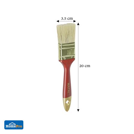 แปรงทาสีขนสังเคราะห์ด้ามแดง MATALL HTOP4 1.5 นิ้ว_4